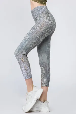 Capri/Short High Waist Crop Leggings Valentina