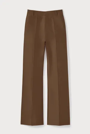 CAPUCCINO Satin Flared Pants