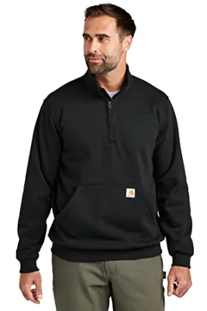 Carhartt 105294 Men's Loose Fit Midweight Quarter-Zip Mock-Neck Sweatshirt