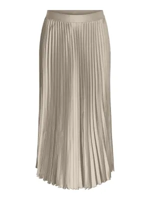 Celine Hw Midi Skirt - Whitecap Gray