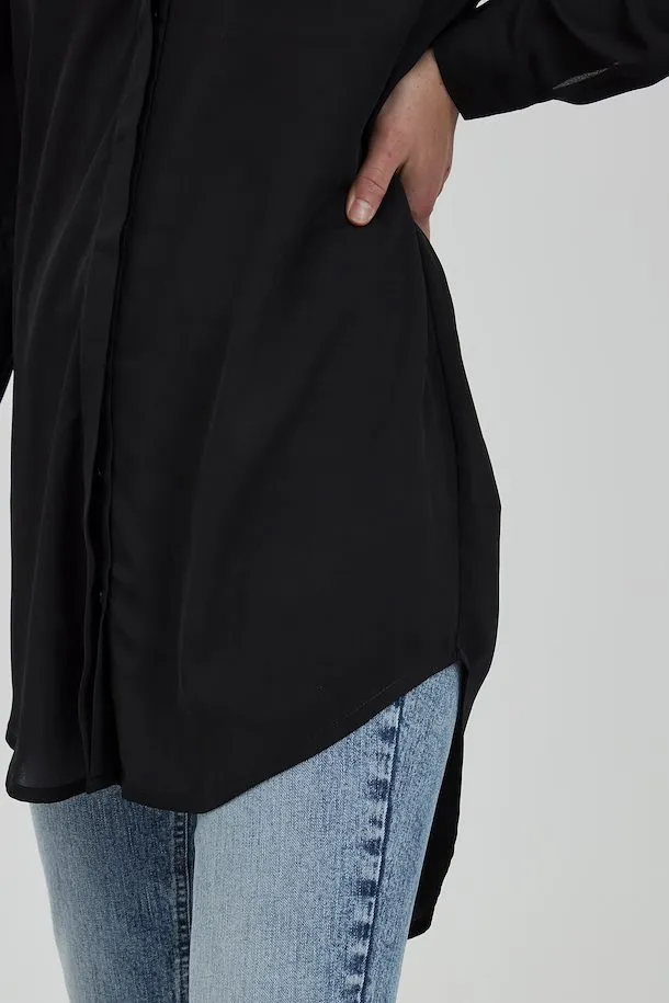 Cellani Longline Shirt (Black)