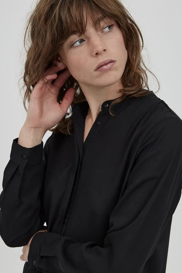 Cellani Longline Shirt (Black)