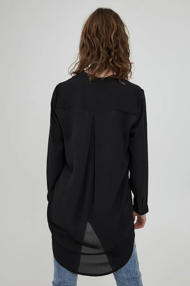 Cellani Longline Shirt (Black)