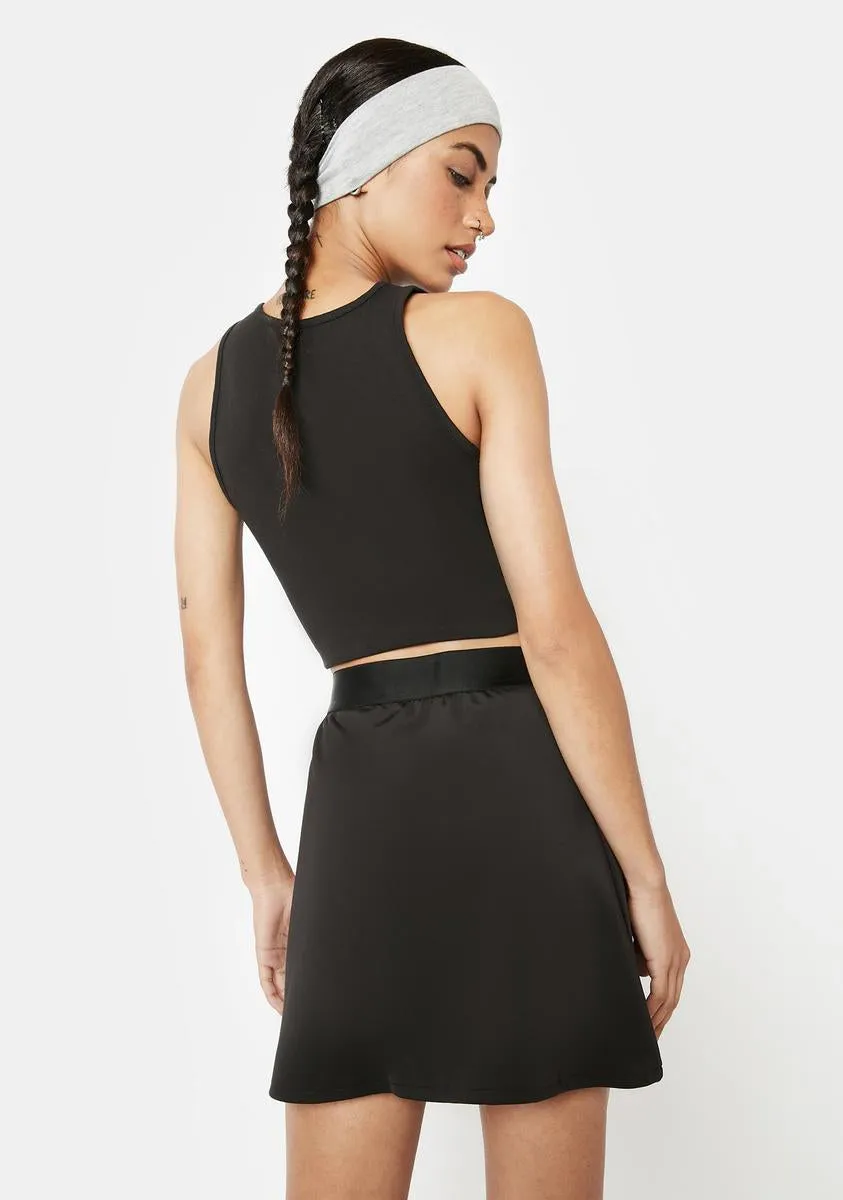Classics Asymmetrical Mini Skirt