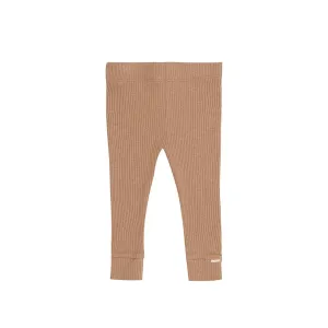 Claude & Co Ribbed Leggings - Soft Chocolate
