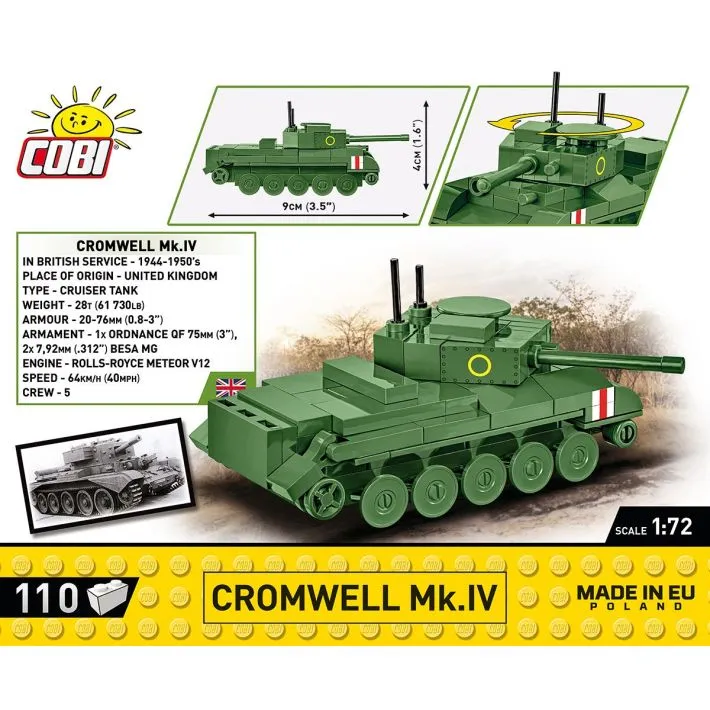 Cobi 1:72 scale Cromwell Mk.IV