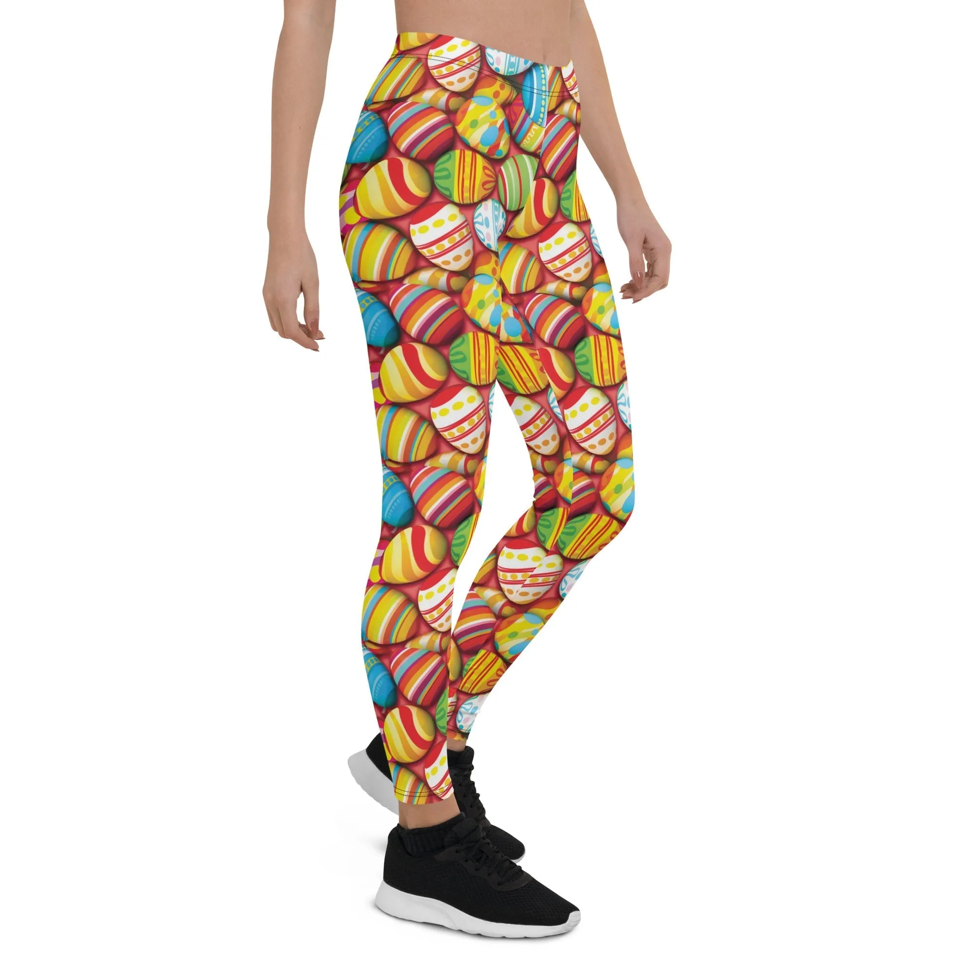 Colorful Easter Eggs Leggings