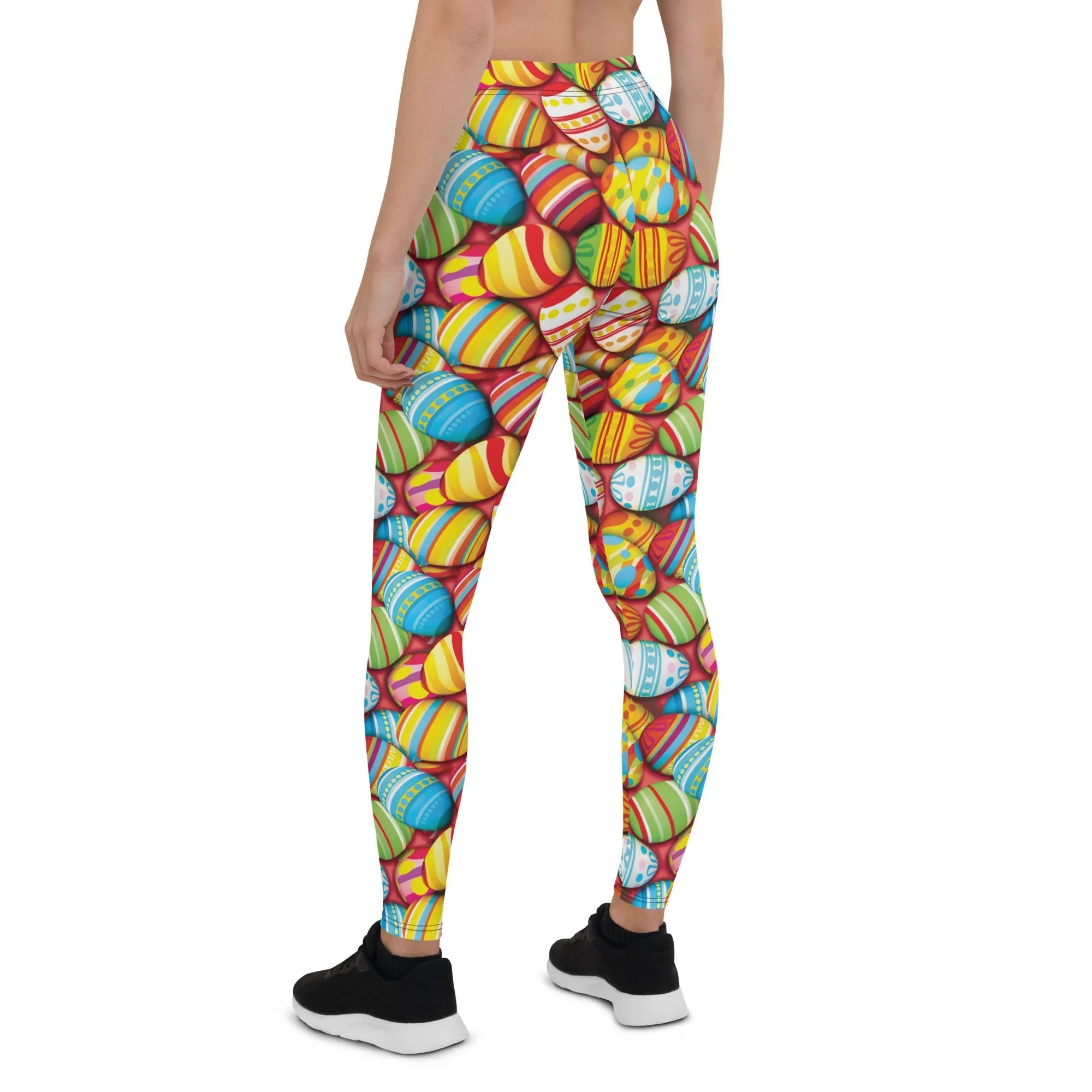 Colorful Easter Eggs Leggings