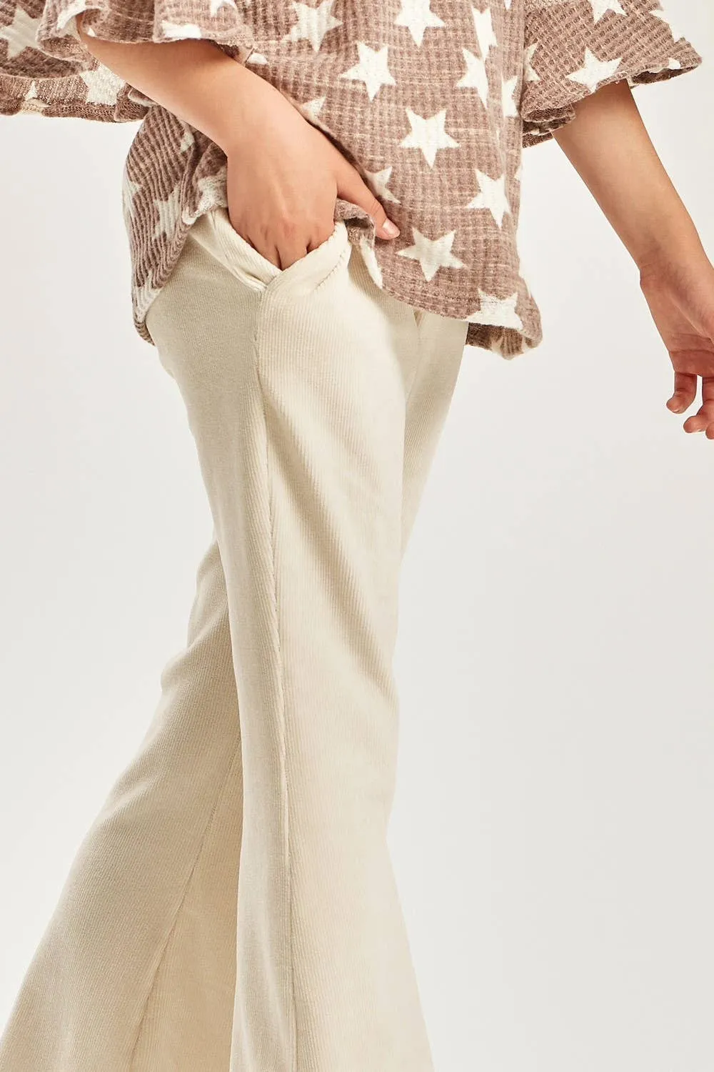 Corduroy Flare Pants