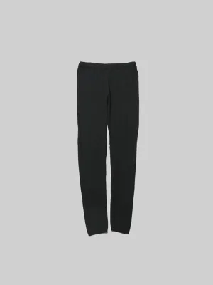 Cotton Cashmere Leggings - Black
