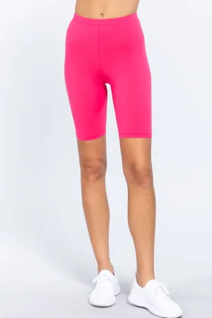 COTTON JERSEY SHORT LEGGINGS