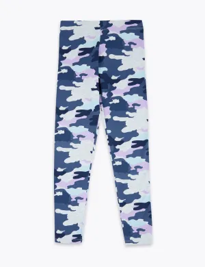 Cotton Rich Camouflage Print Leggings