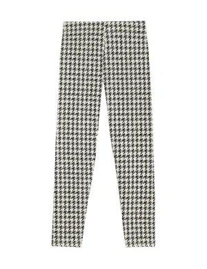 Cotton Rich Dogtooth Leggings