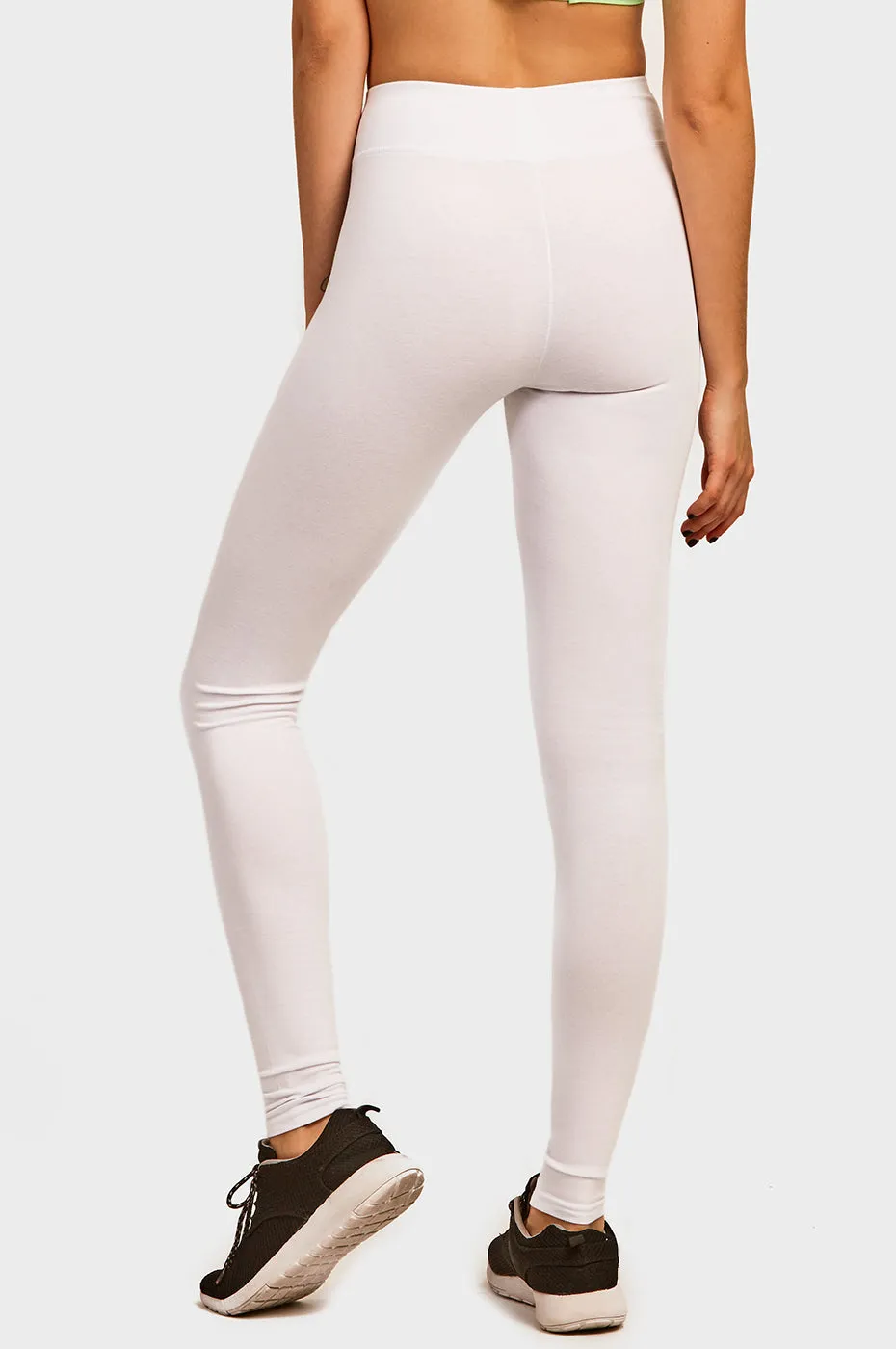COTTONBELL LADIES COTTON LEGGINGS (WP4000C_WHITE)
