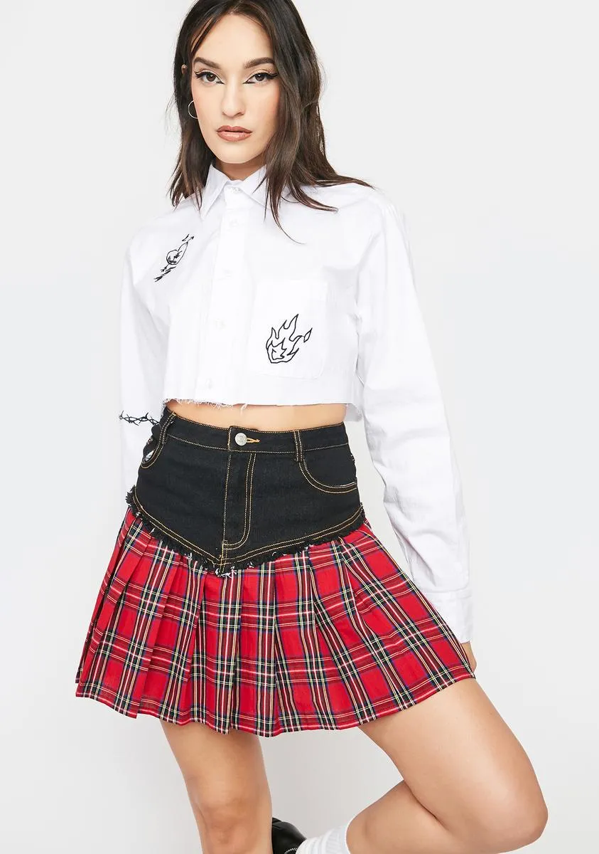 Courtesy Call Pleated Skirt