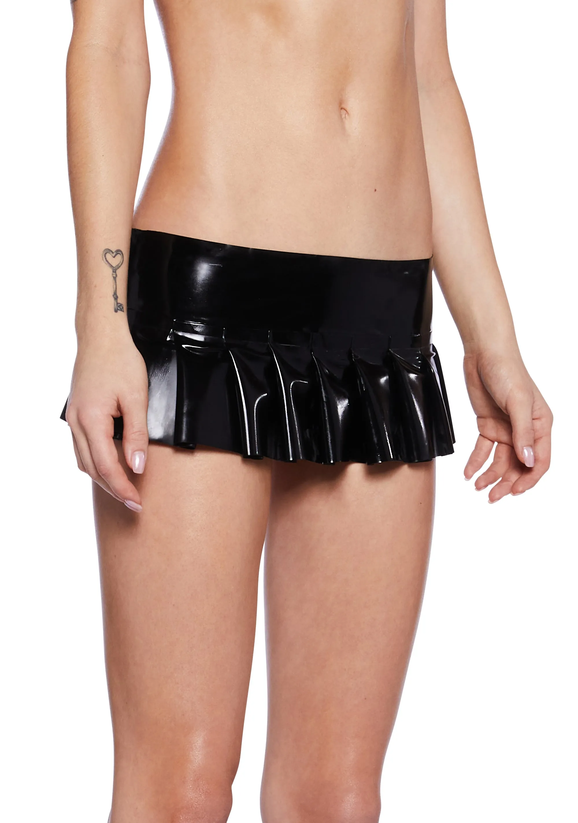 Crossfade Latex Micro Skirt