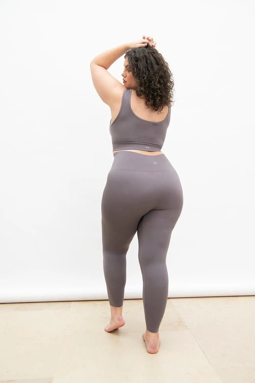 Curve Ultimate High Waisted Seamless Leggings - Deep Mauve