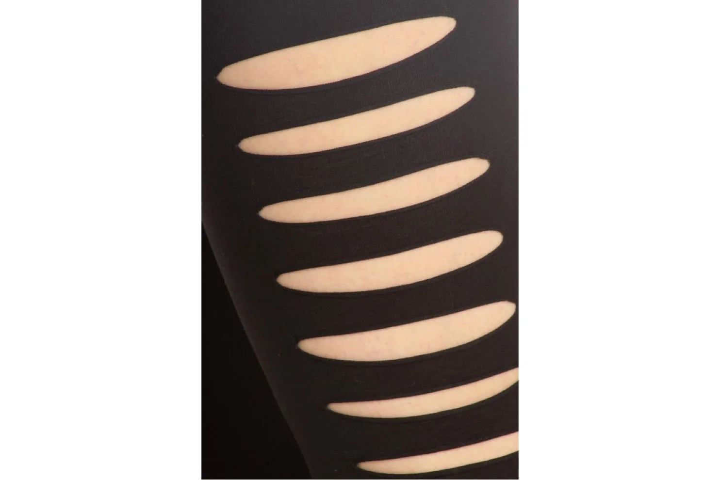 Day-to-Night Side-Ripped Design Leggings
