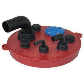 Diablo - Red Fuel Tank Hatch Lid - Suits Diablo Universal Tanks RWB4492