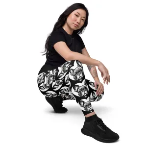 DOG BREED LEGGINGS with pockets - FRENCH BULLDOG - HERTTAHOUND
