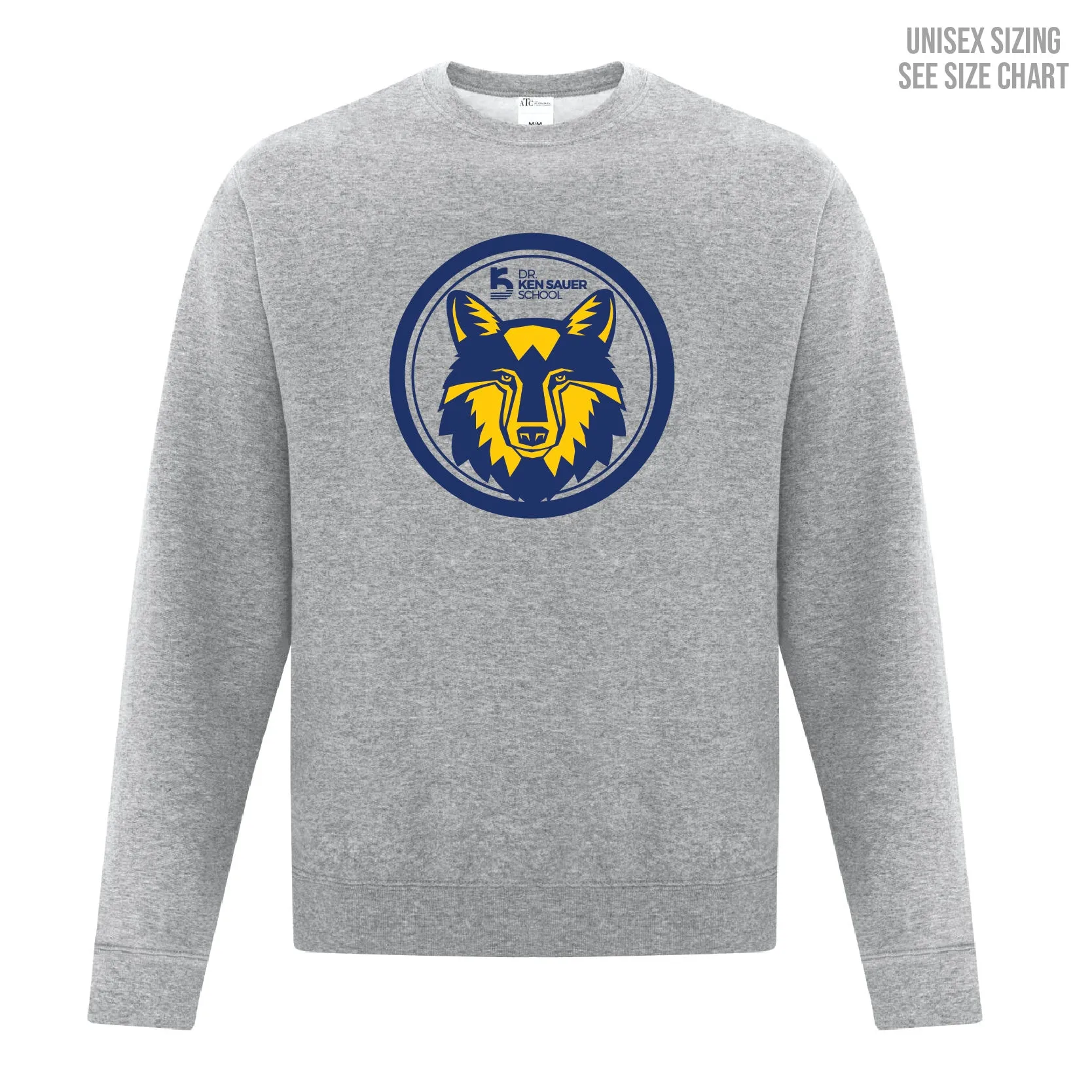Dr. Ken Sauer Colour Crest Unisex Crewneck Sweatshirt (DKST0004-F2400)