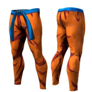 Dragon Warrior Orange Training Men's Leggings