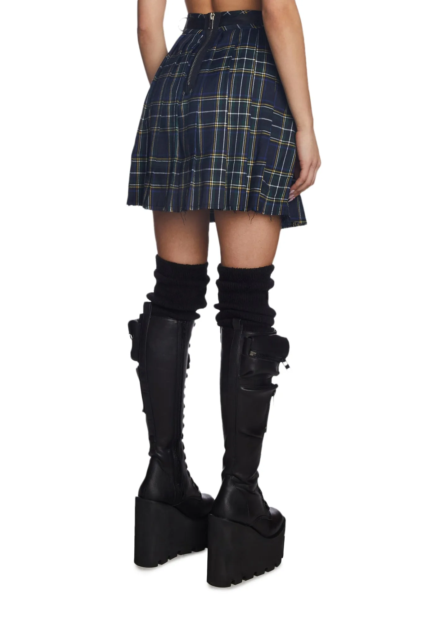 Dress Code Plaid Skirt