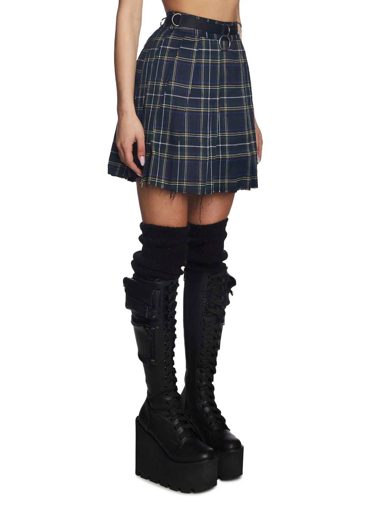 Dress Code Plaid Skirt