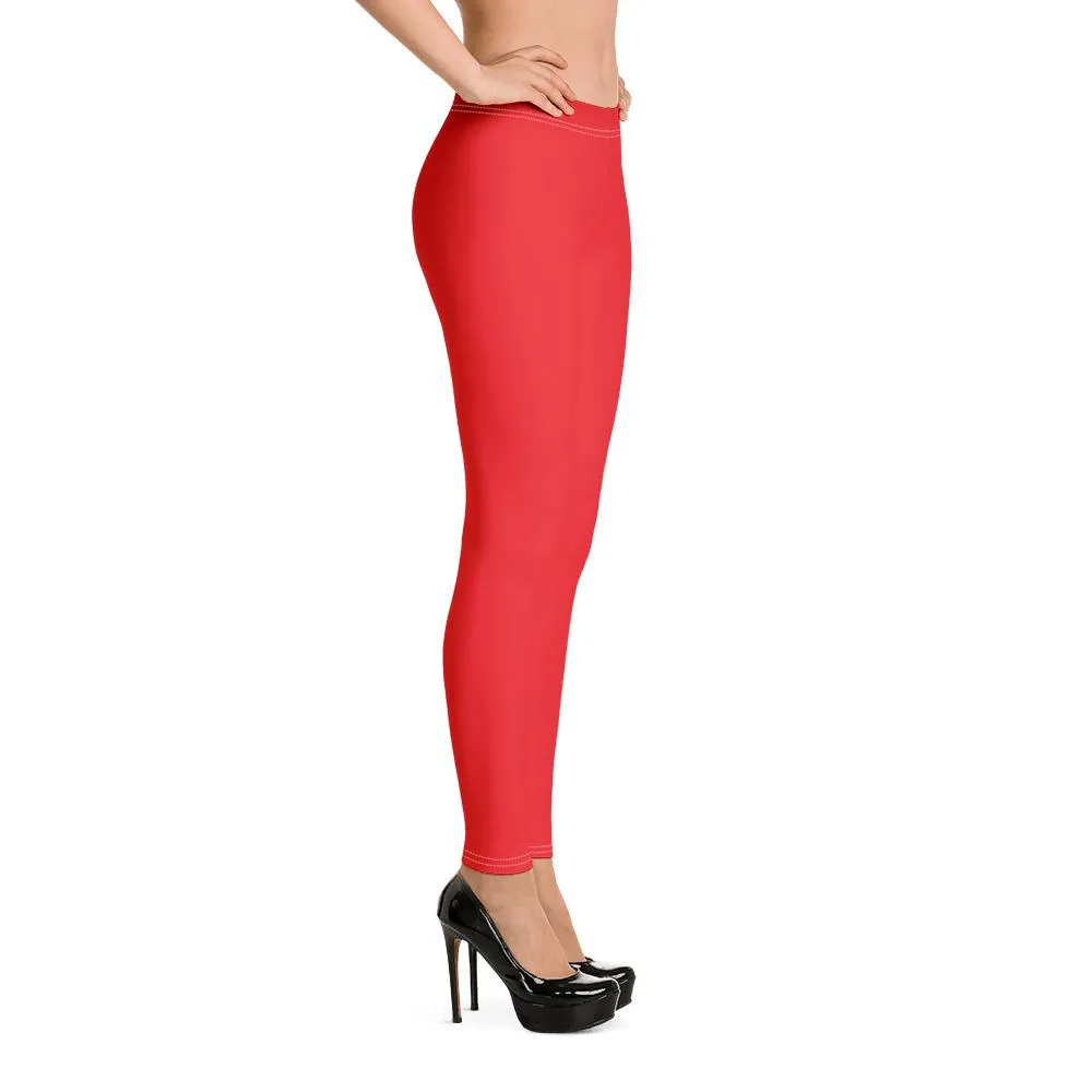 Dyngus Day Leggings - Red Leggings