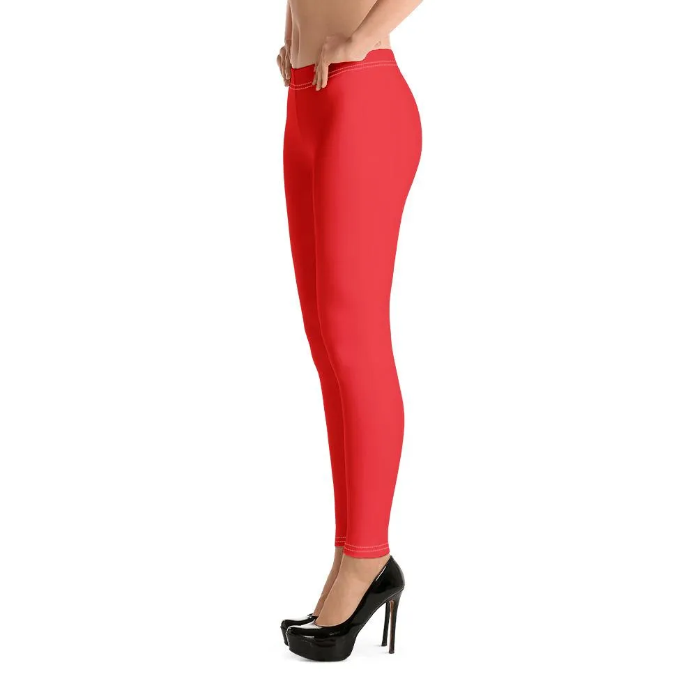 Dyngus Day Leggings - Red Leggings