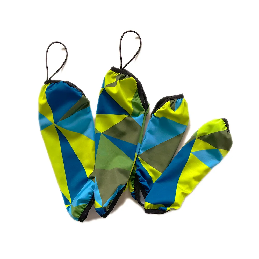 ECO LEGGINGS | blue   green geo