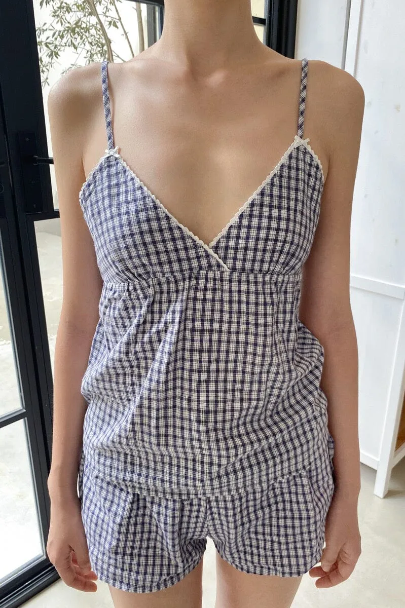 Edith Plaid Tank