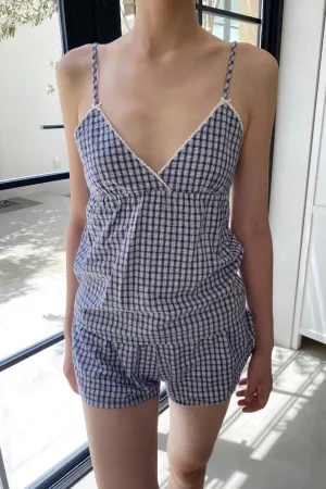 Edith Plaid Tank
