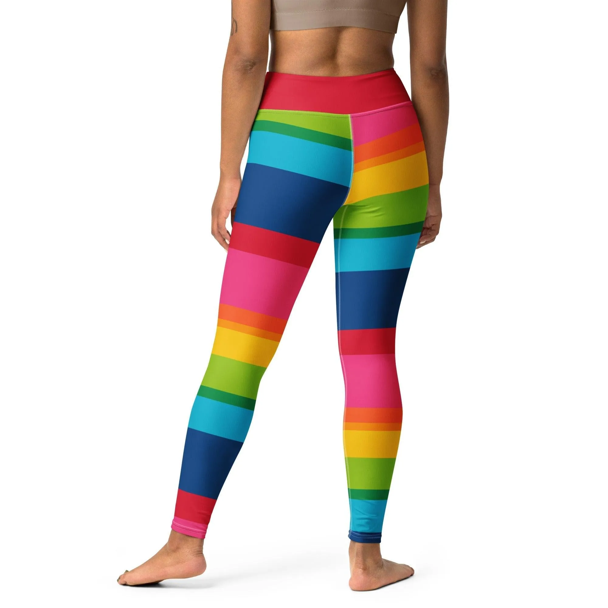 ELLIE rainbow stripe - Yoga Leggings
