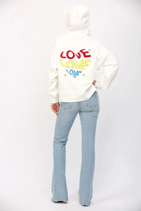 Emb Hoodie Sweatshirt