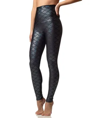 Emily Hsu Onyx Shimmers Black Sneaker Legging