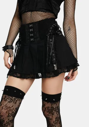 Enchanted Pleated Mini Skirt