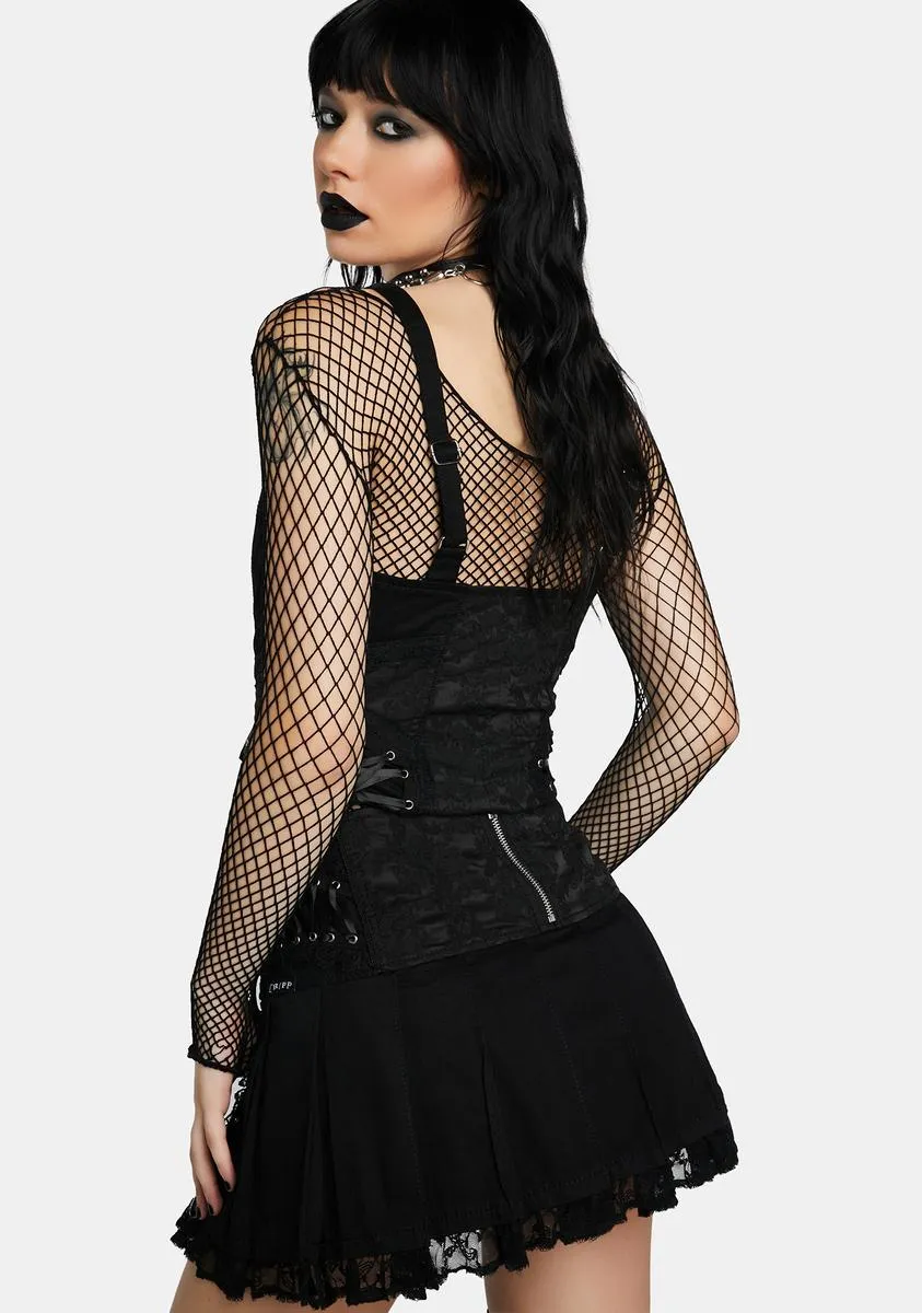 Enchanted Pleated Mini Skirt