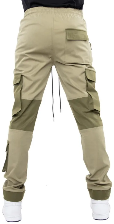 EPTM Color Block Twill Pants (Olive)