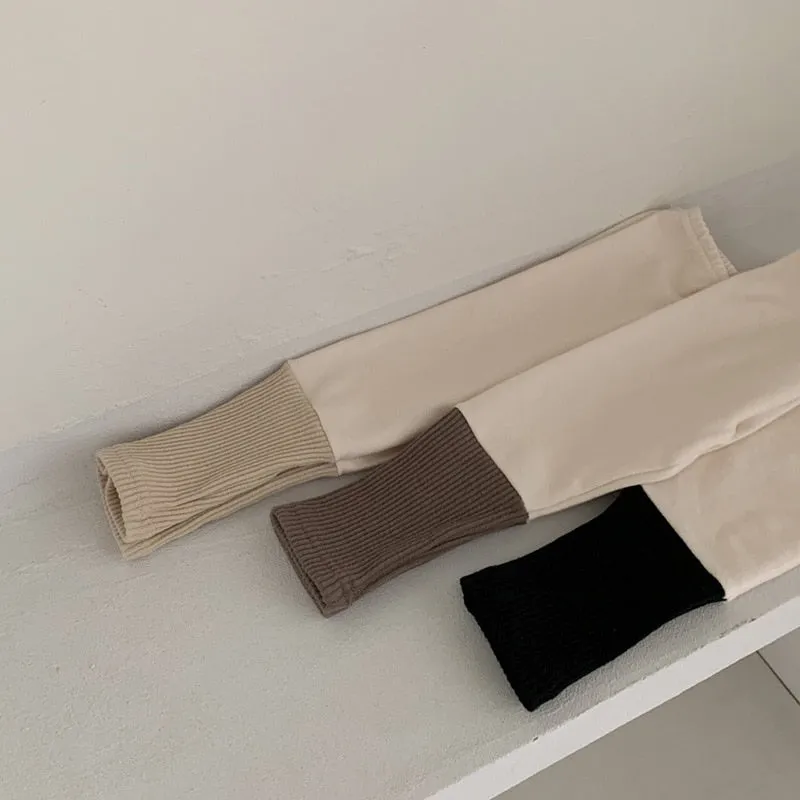 Eula Ribbed Cotton Leggings