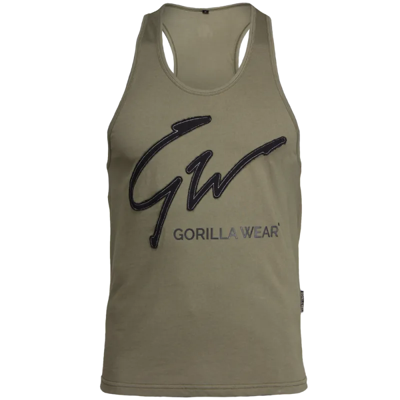 EVANSVILLE TANK TOP - ARMY GREEN