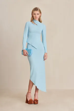 EWEN KNIT SKIRT - HYDRANGEA