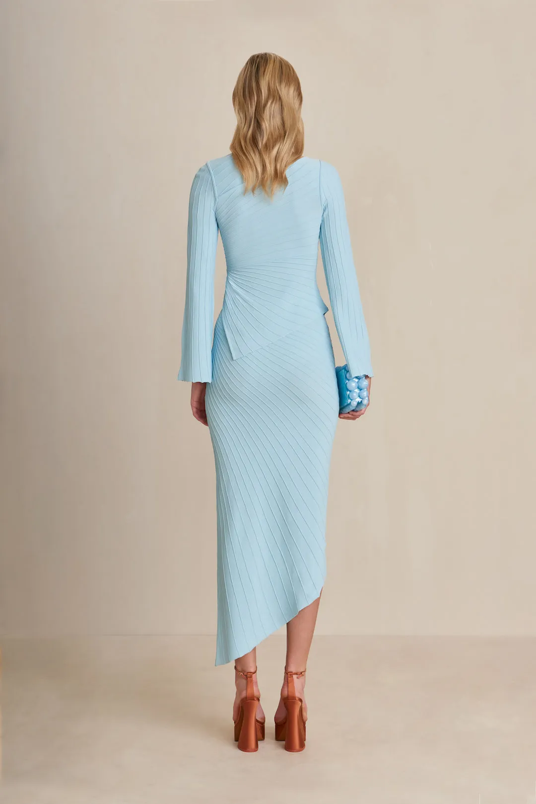 EWEN KNIT SKIRT - HYDRANGEA