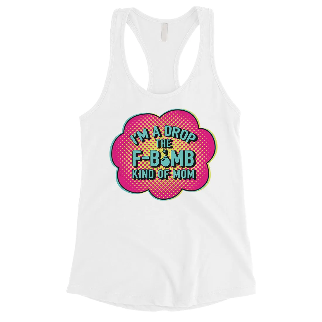F-Bomb Mom Womens Mother's Day Tank Top Funny Workout Mom Gifts