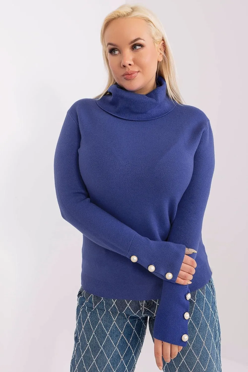 Factory Price lightweight and pleasant viscose turtleneck sweater