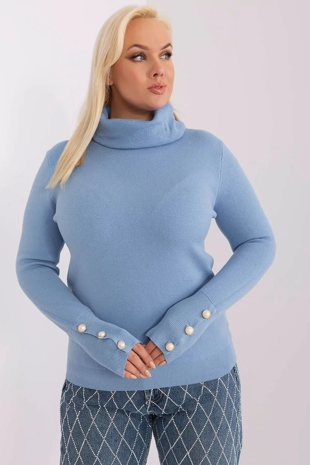 Factory Price lightweight and pleasant viscose turtleneck sweater