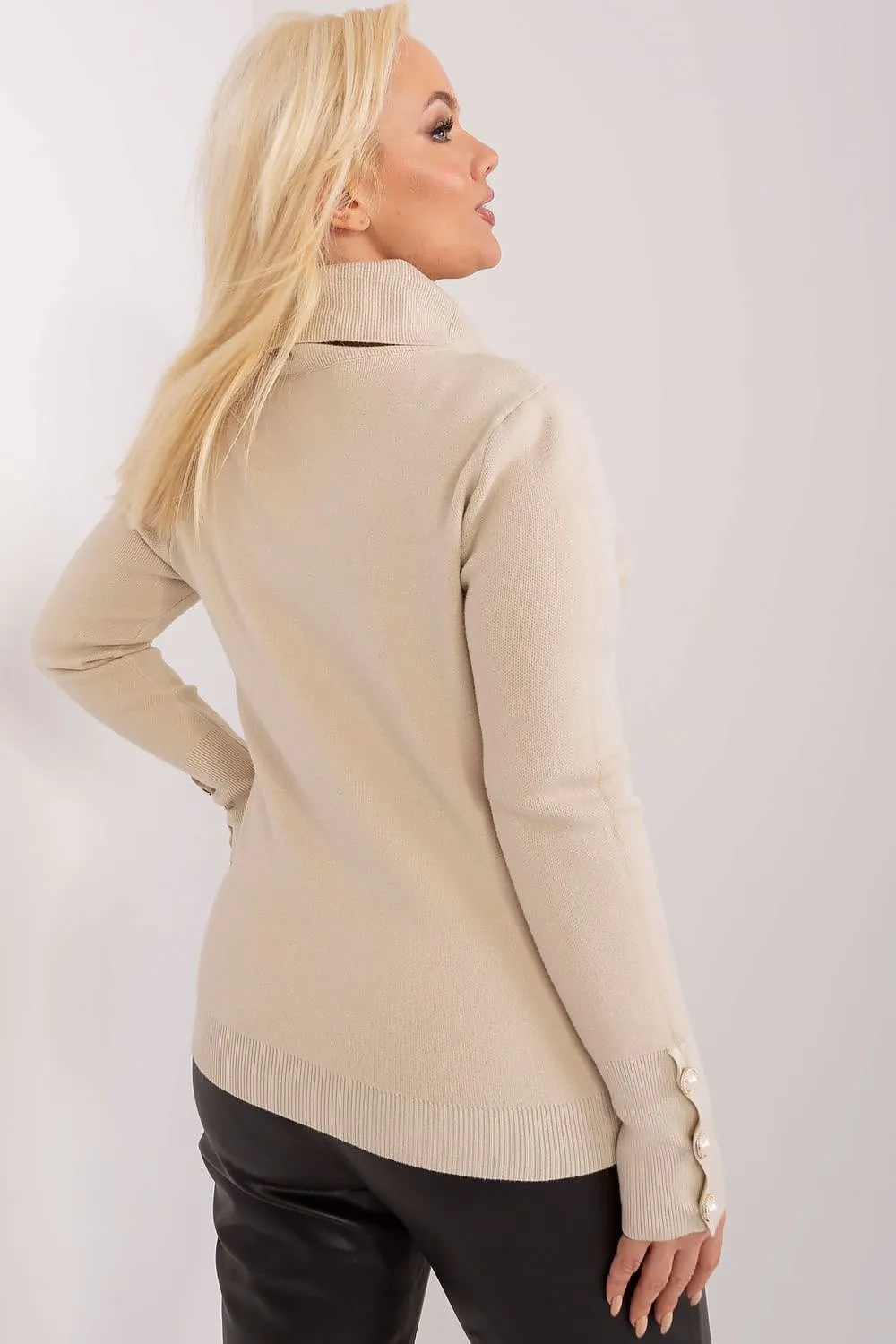 Factory Price lightweight and pleasant viscose turtleneck sweater