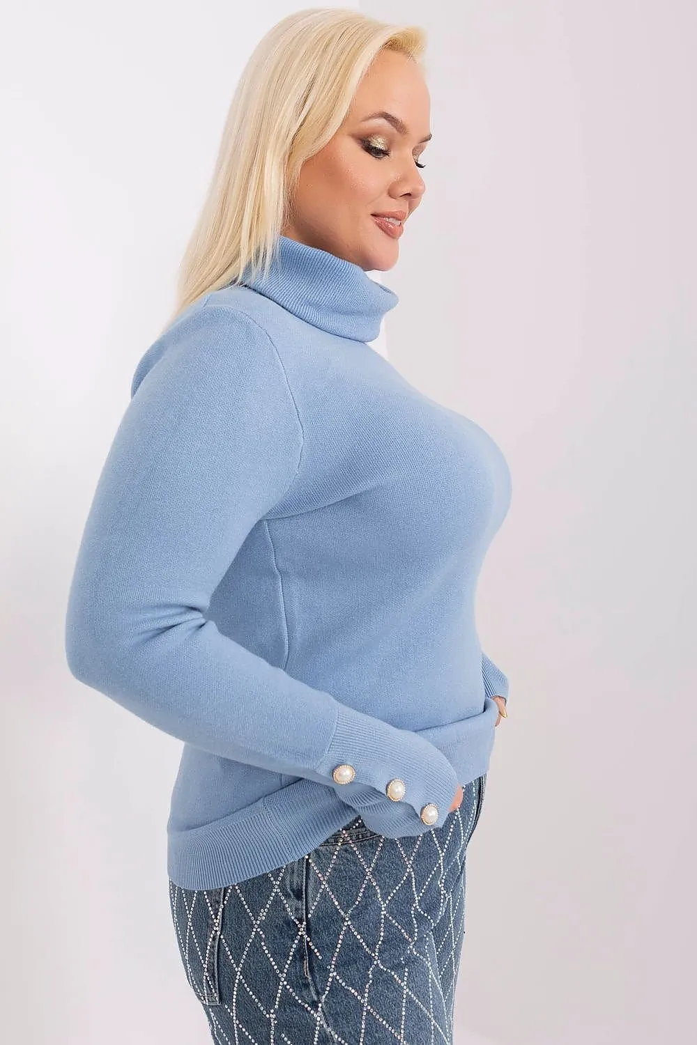Factory Price lightweight and pleasant viscose turtleneck sweater