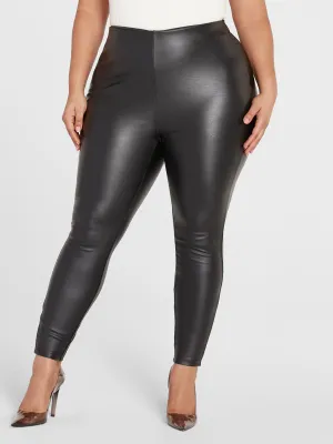 Fashion To Figure - Tamara Coated Ponte Knit Leggings