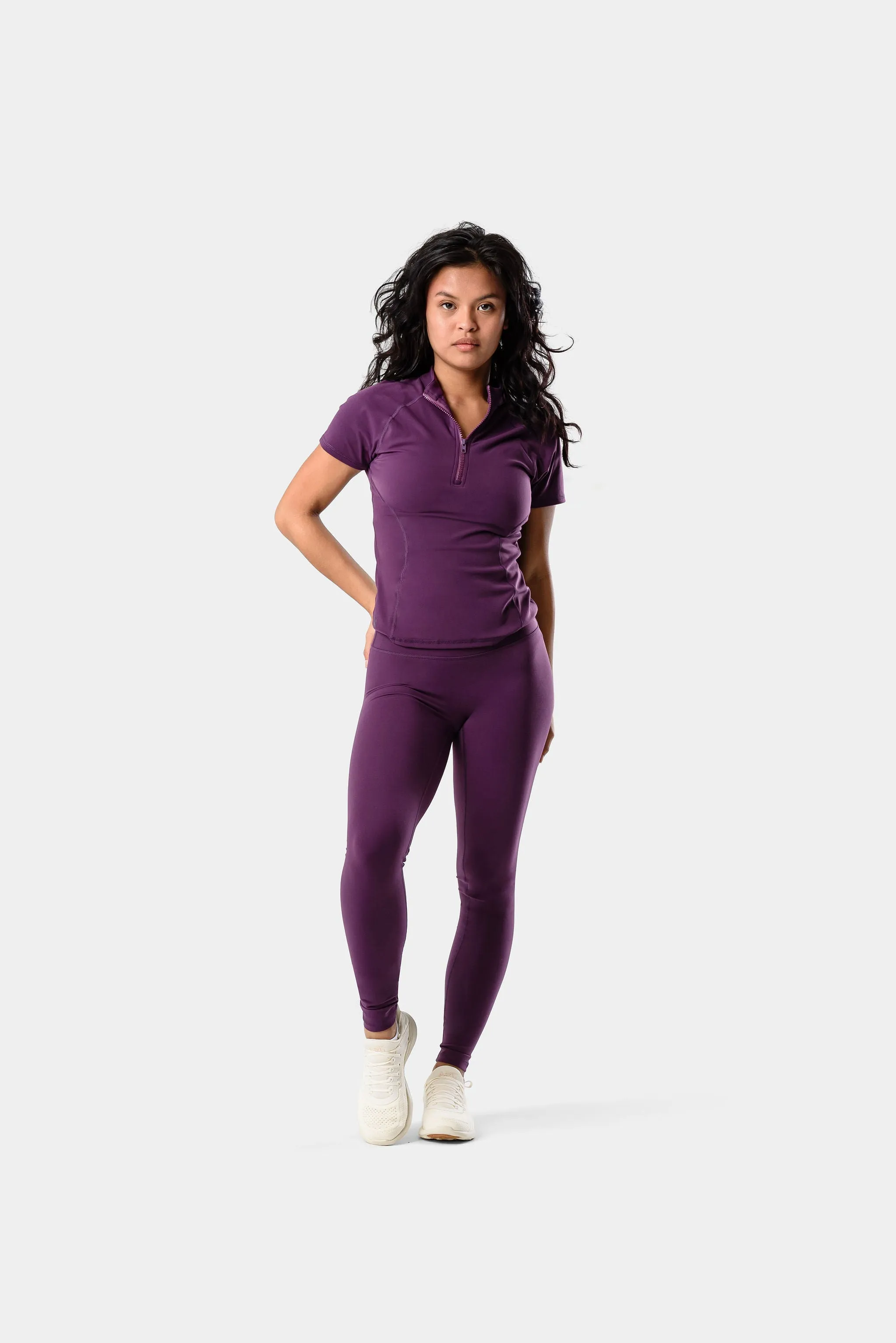 Featherlite Enhance Leggings 27" - Blackberry Wine